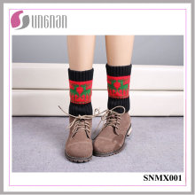 2015 beste Design warme Weihnachten Elch Beinlinge gestrickte Socken